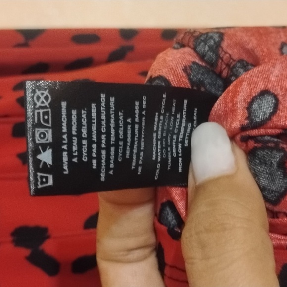 Lily Morgan red blouse with 3/4 sleeves - Picture 11 of 11